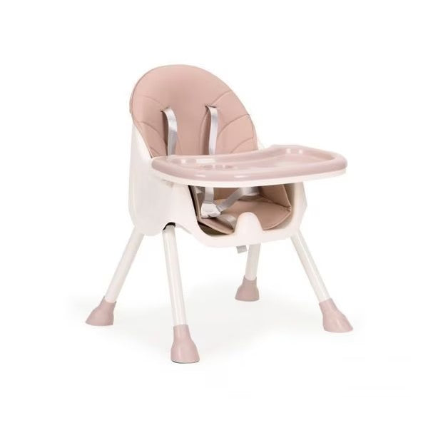 Scaun Multifuncțional 4 în 1– Design Modern și Portabil roz, Reglabil pe Înălțime și Înclinare, Ideal pentru Copii